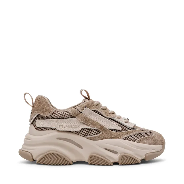 Steve Madden Possession-E baskets taupe daim