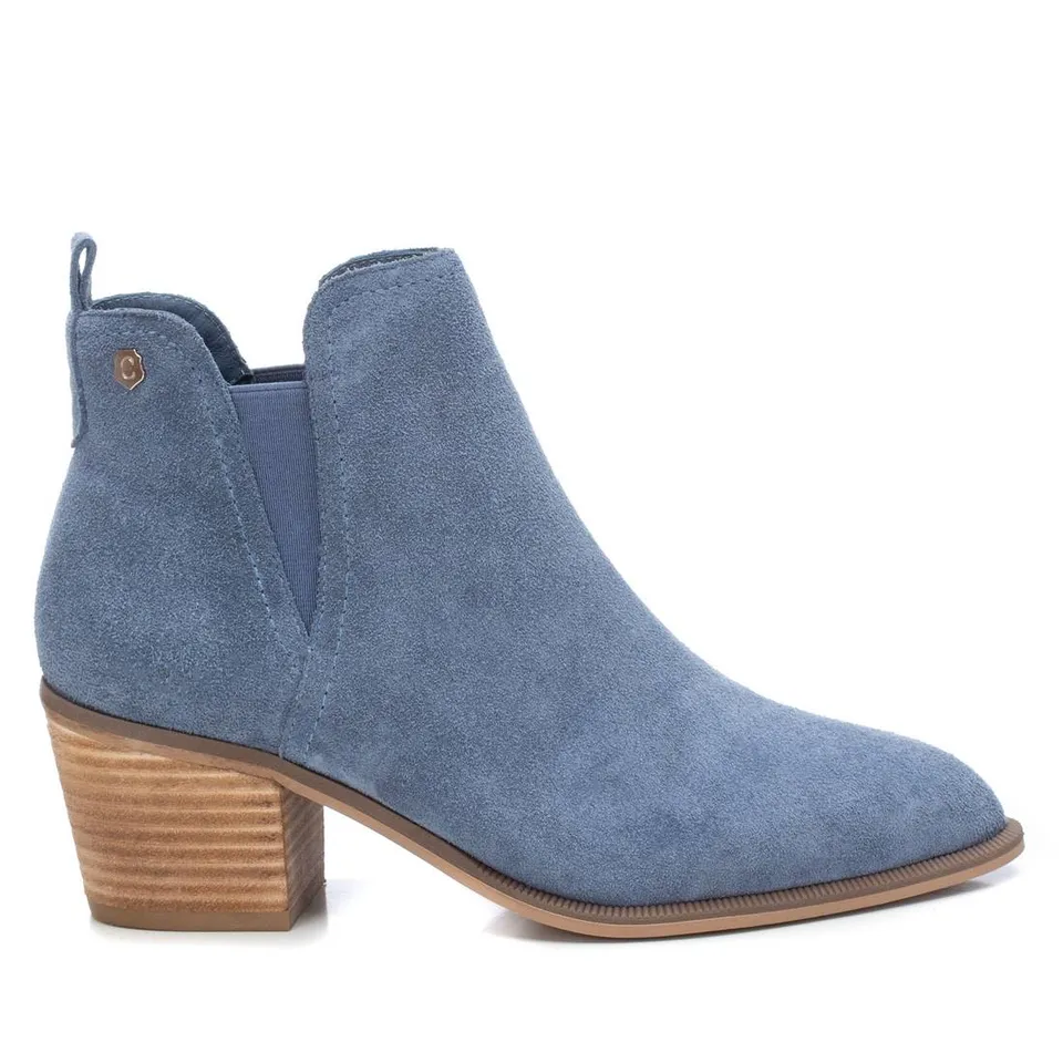 Carmela 160619 16061907 bottine cuir bleue talon 6 cm