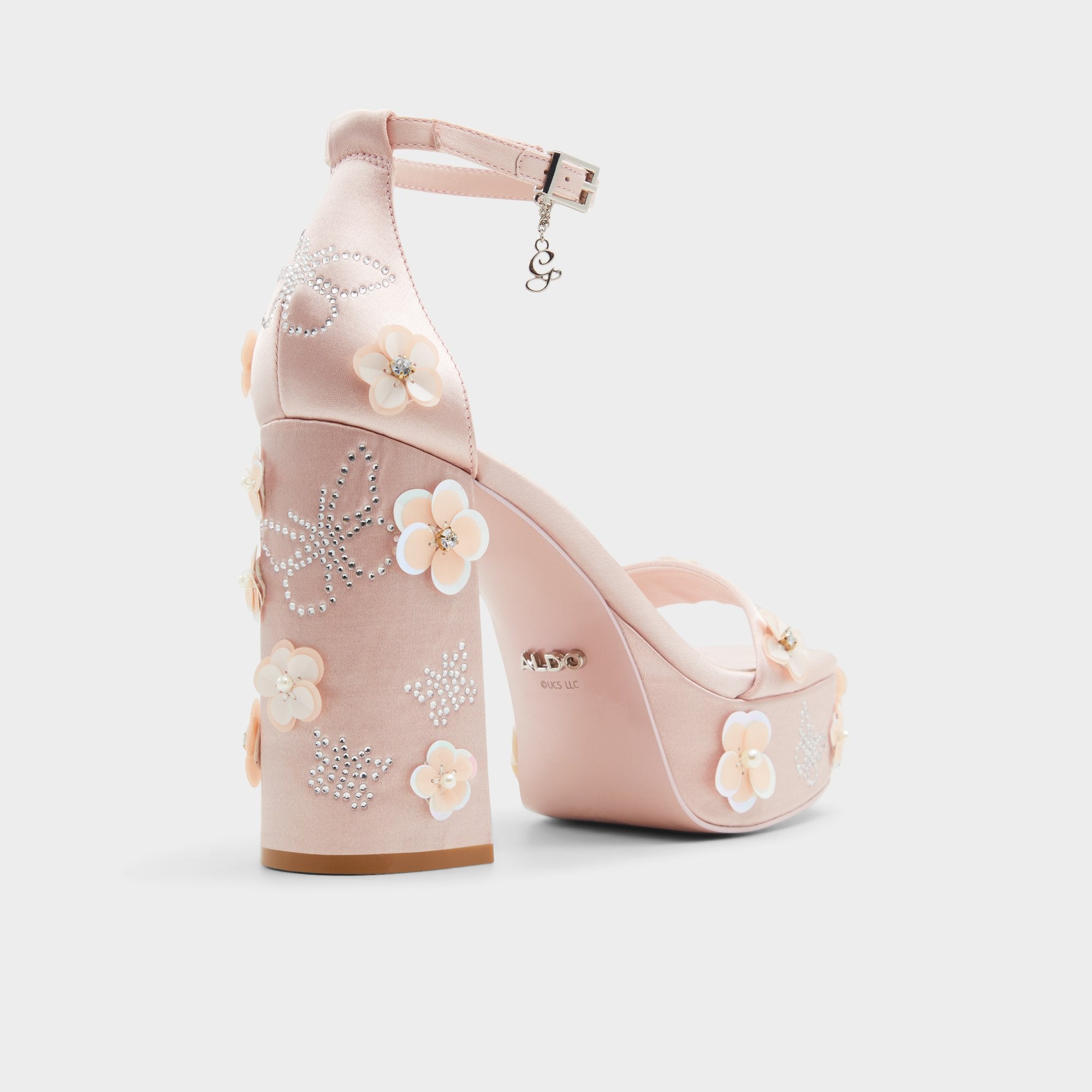 ALDO Beautifical Sandales Roses Plateforme Satin