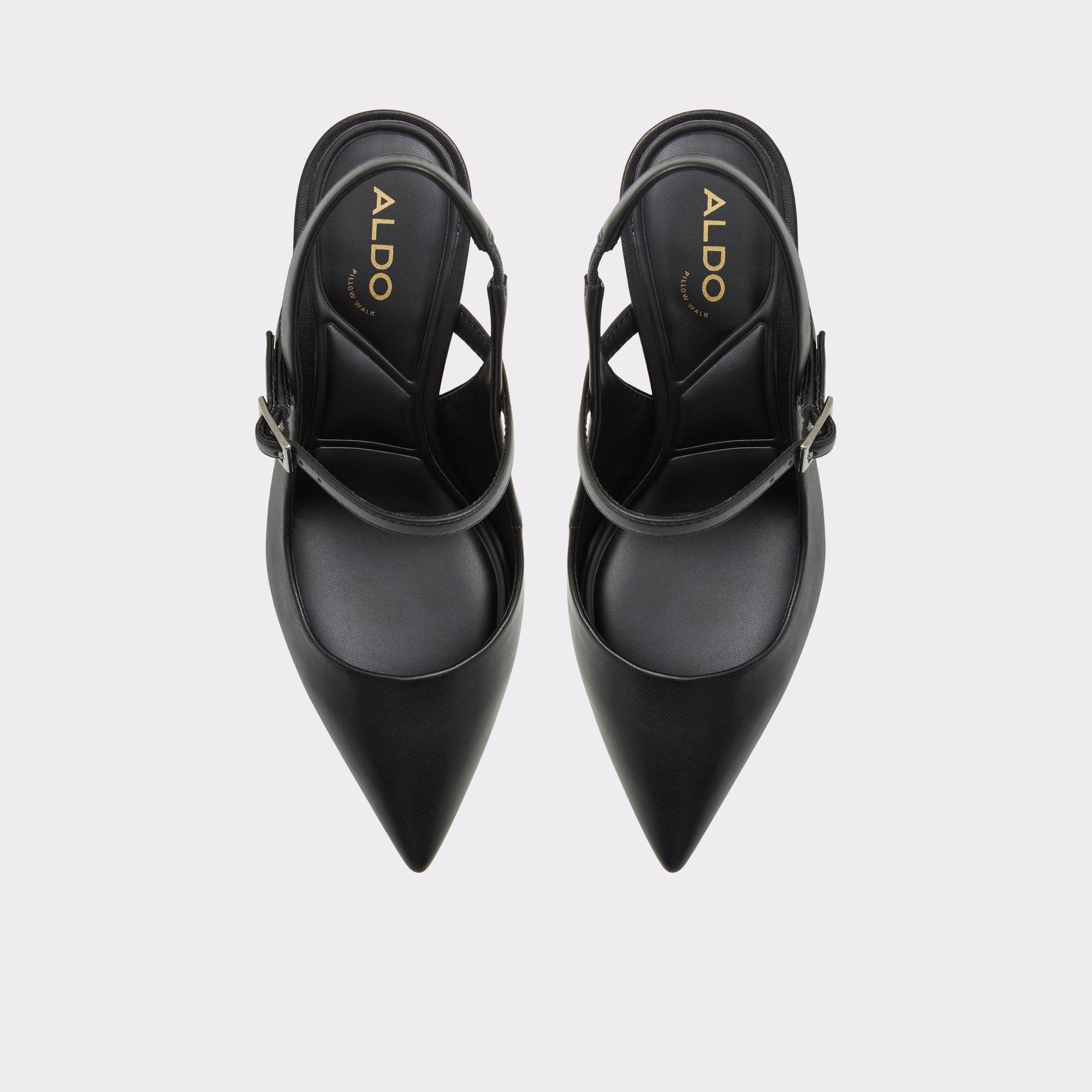 ALDO Papilliana escarpins femme nude talon carré