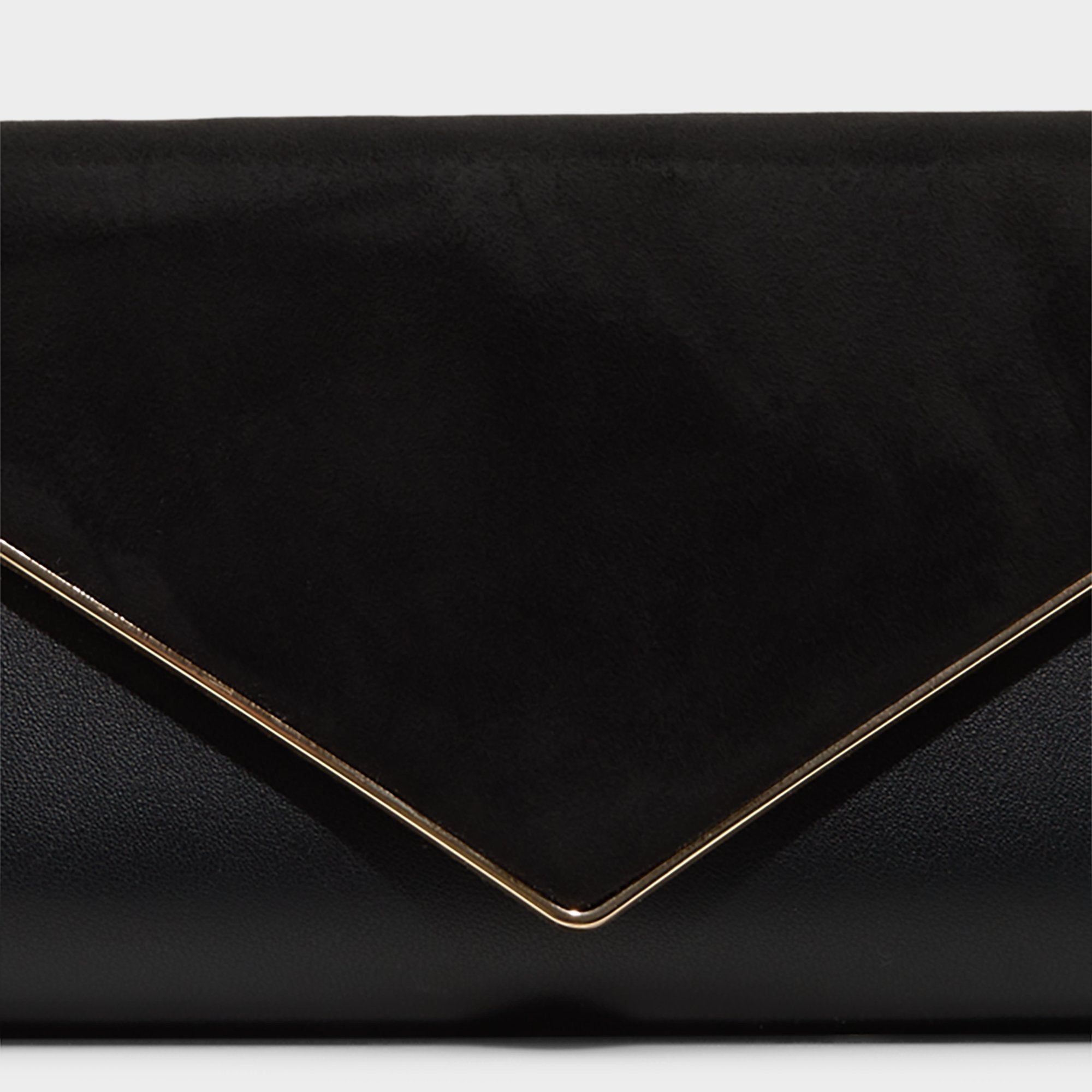 ALDO Serpantee pochette enveloppe noire suède