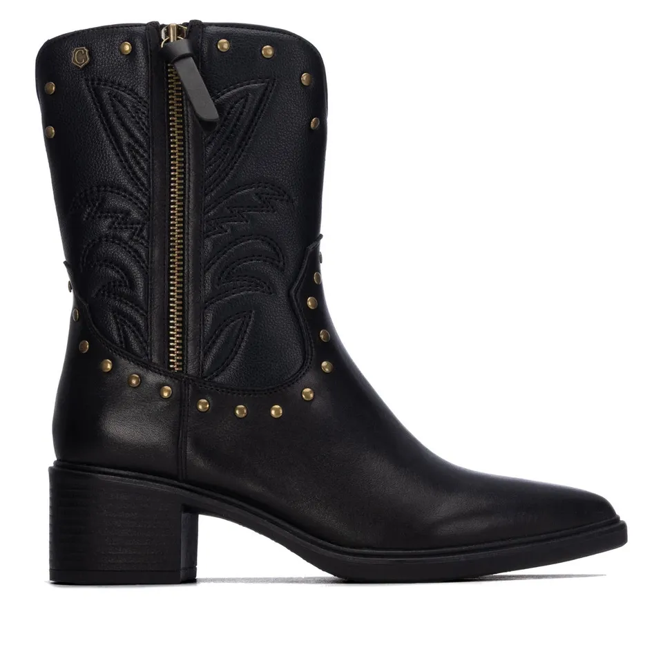 Carmela 164251 16425101 bottine talon noir cuir