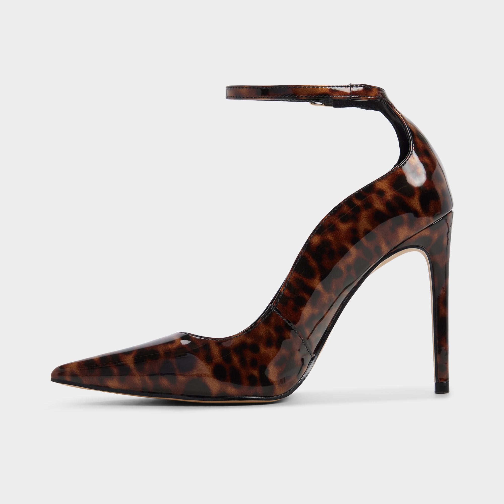 ALDO Antigua sandales à talon marron écaille