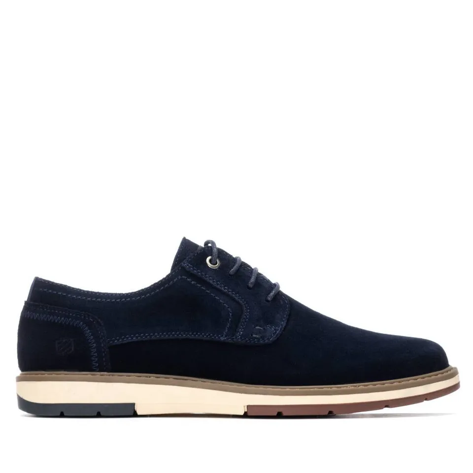 Carmela 16267901 sneaker homme bleu daim plat
