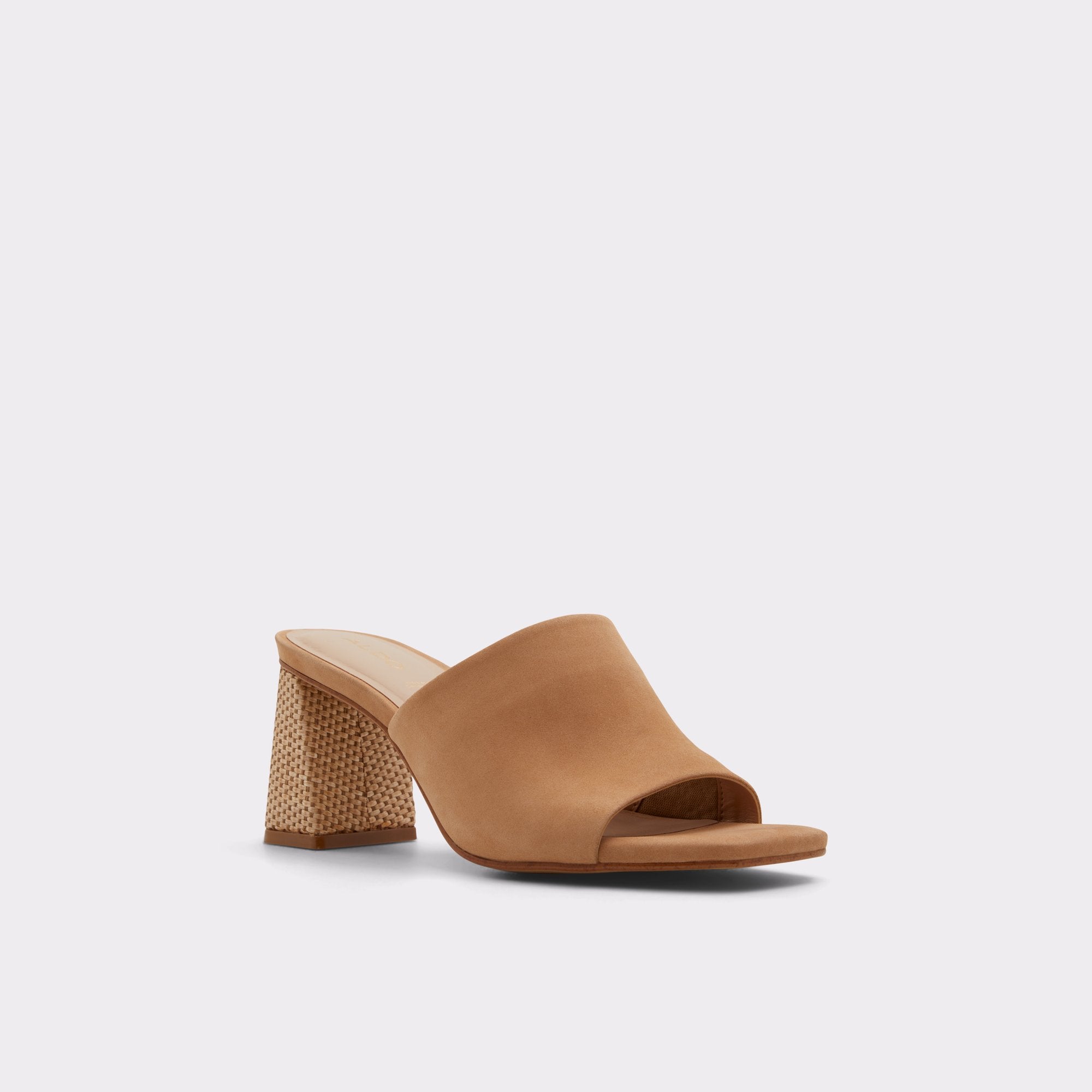 ALDO Harans mules marron talon bloc