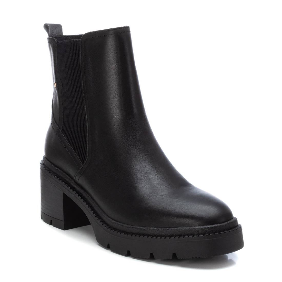 Carmela 16191502 bottine chelsea noire cuir véritable