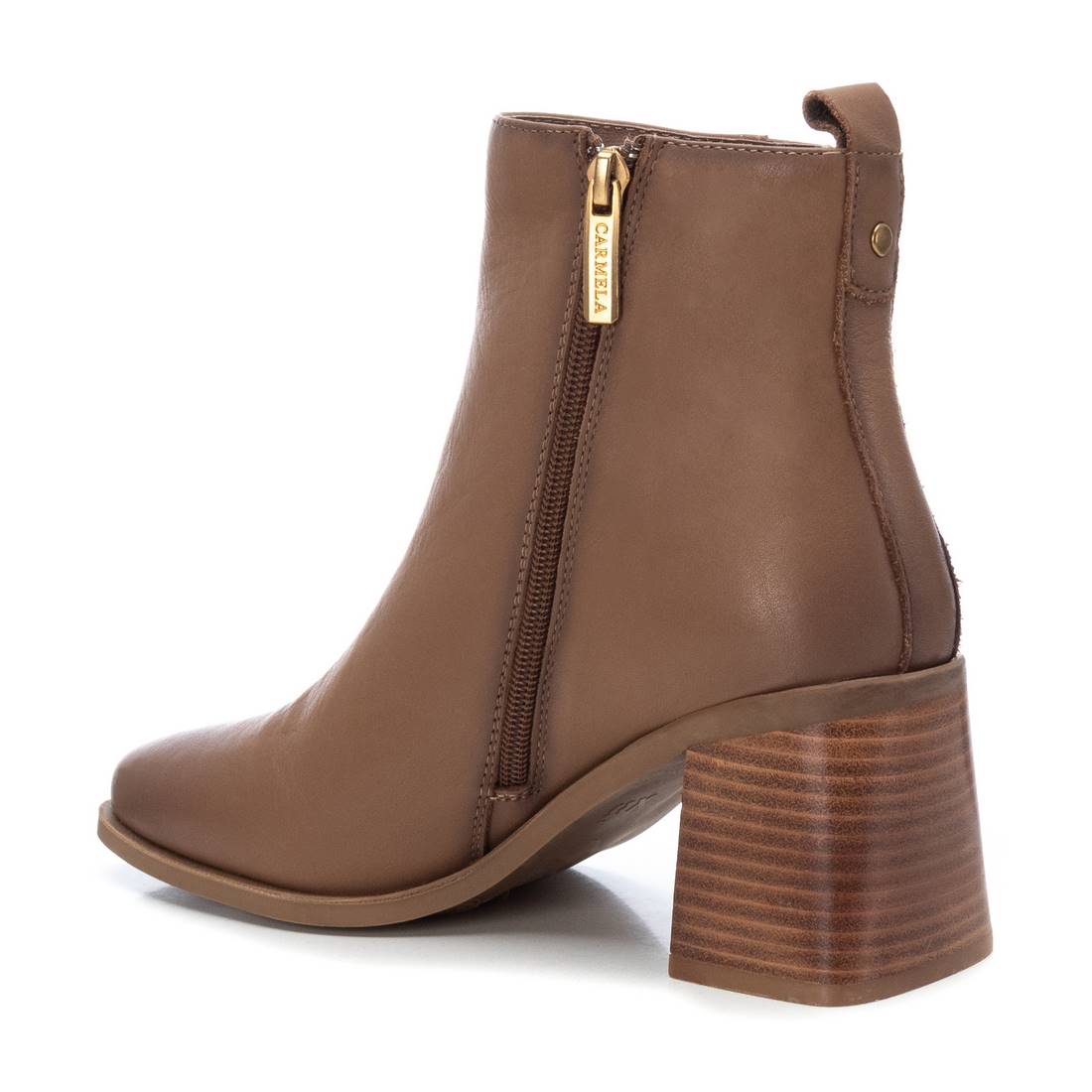 Carmela 16122803 bottine cuir marron talon 7 cm