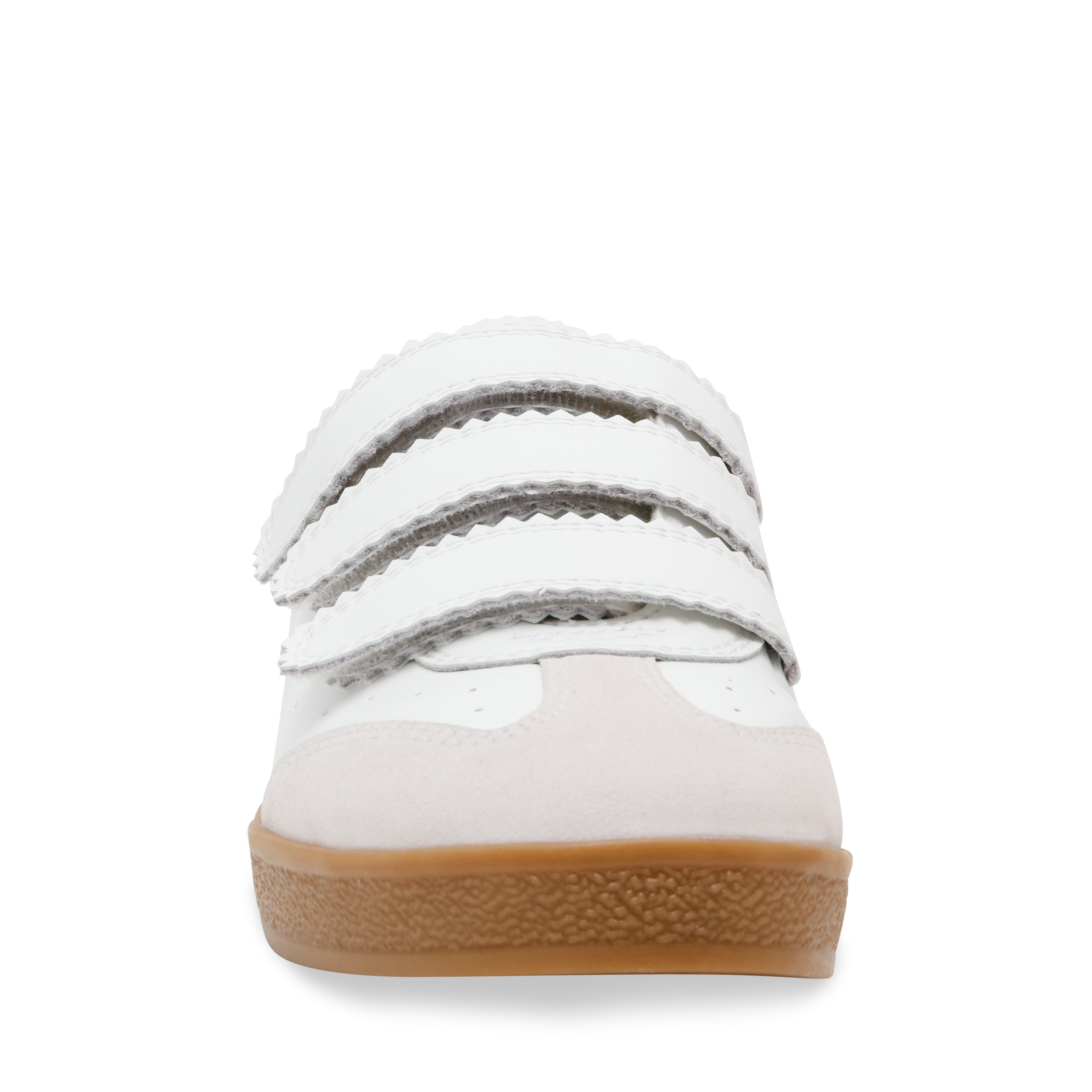 Steve Madden Daybreak baskets blanc cuir velcro