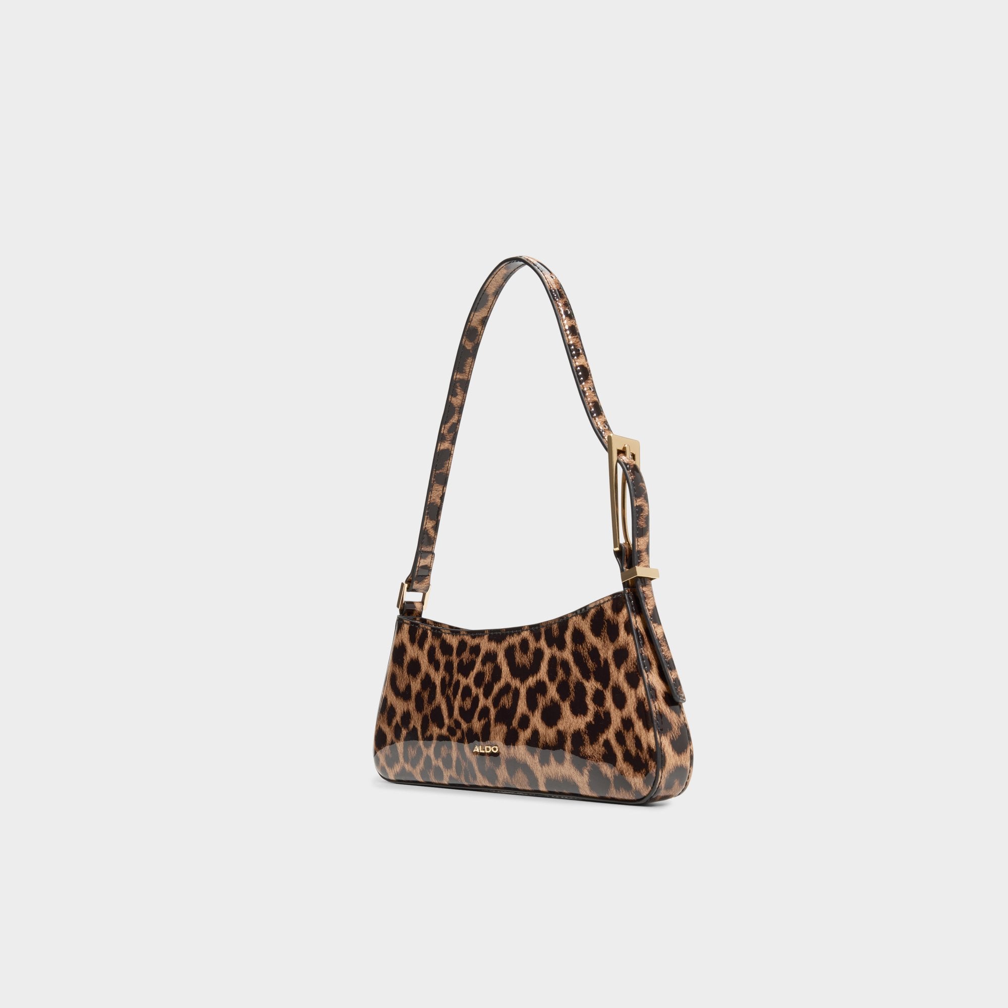 ALDO Jabellee sac baguette léopard doré