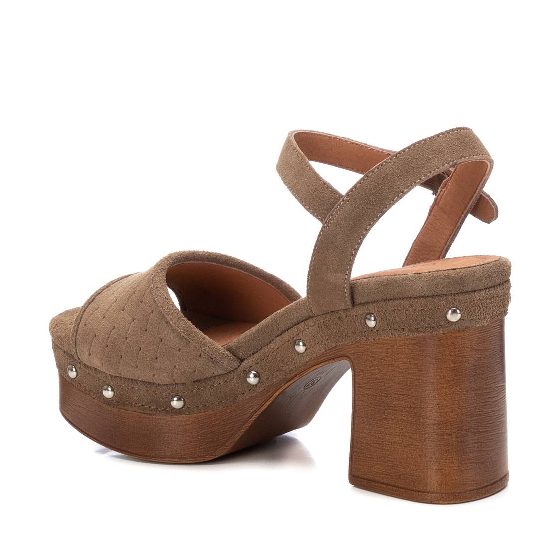 Carmela 16062303 Sandale Femme Daim Marron Talon 10 cm