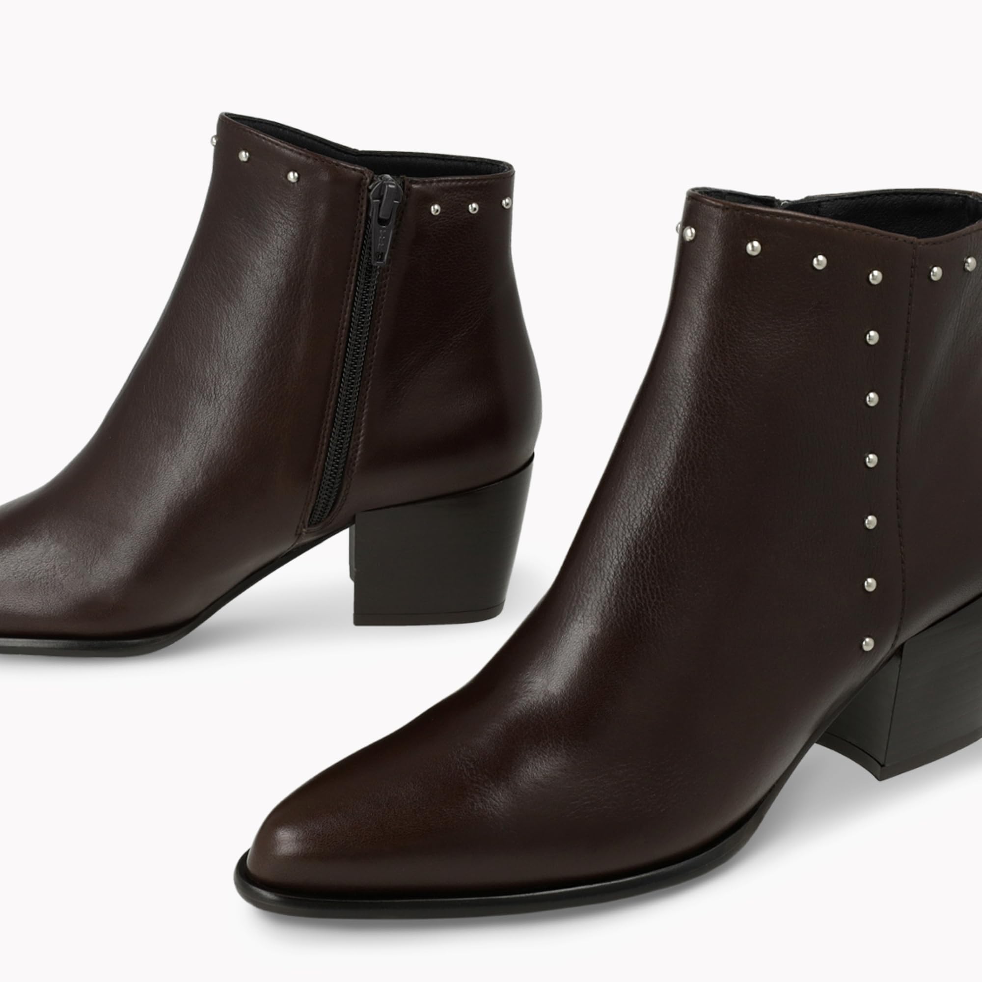 LODI KOL5590 bottines marron cuir talon stable
