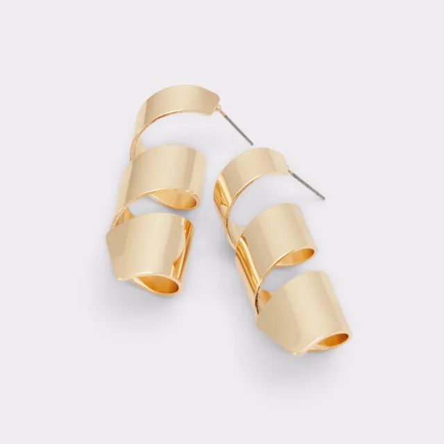 ALDO Spiralie boucles d’oreilles chandelier métallique