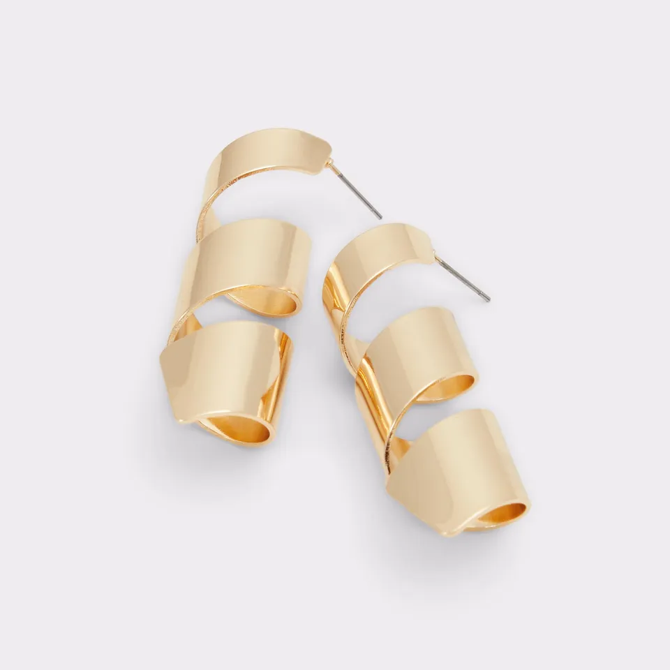 ALDO Spiralie boucles d’oreilles chandelier métallique