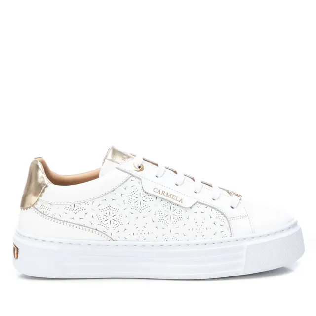 Carmela 16131705 sneakers cuir doré ajourées