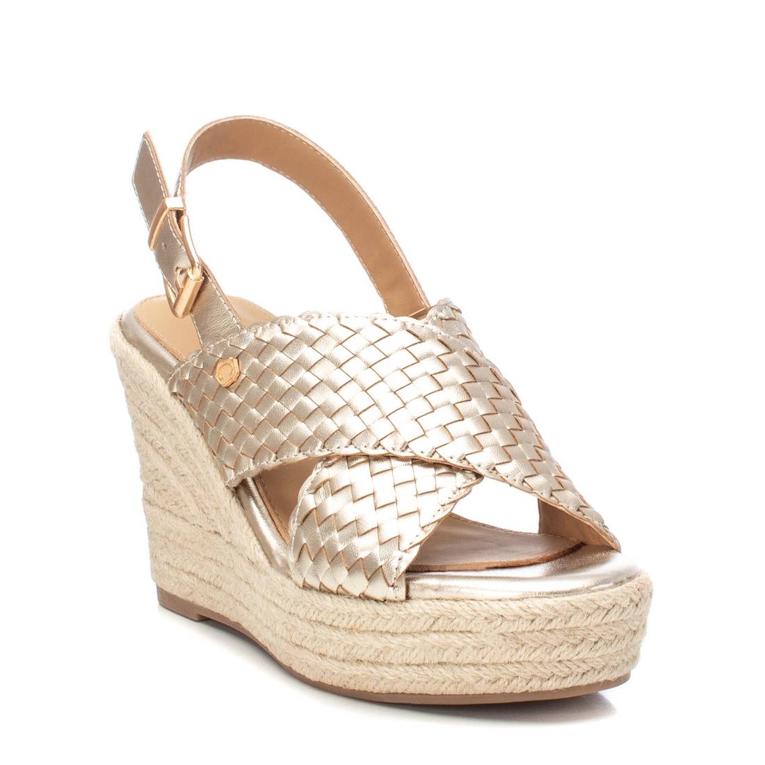 Carmela 16162501 sandales doré compensé 10 cm jute
