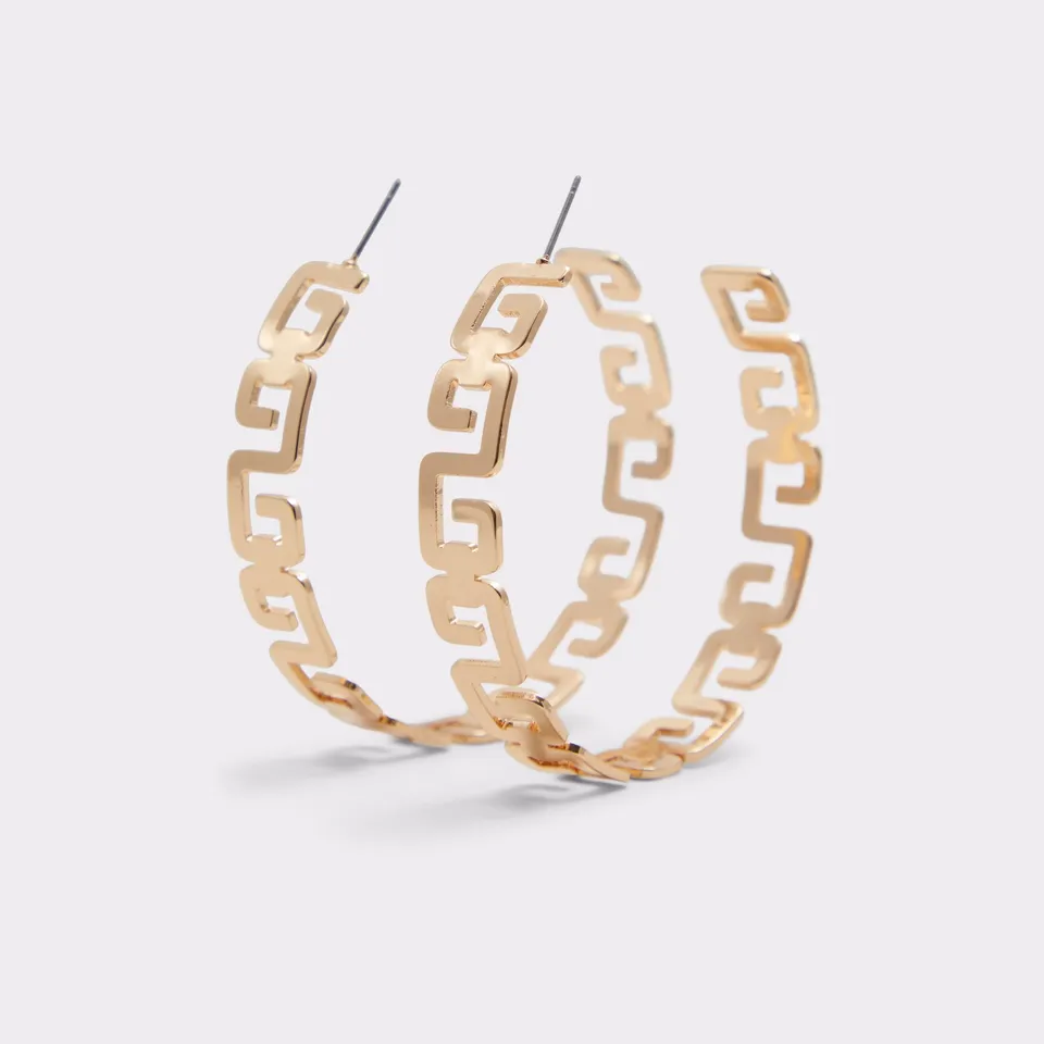 ALDO Lisson boucles oreilles créoles dorées