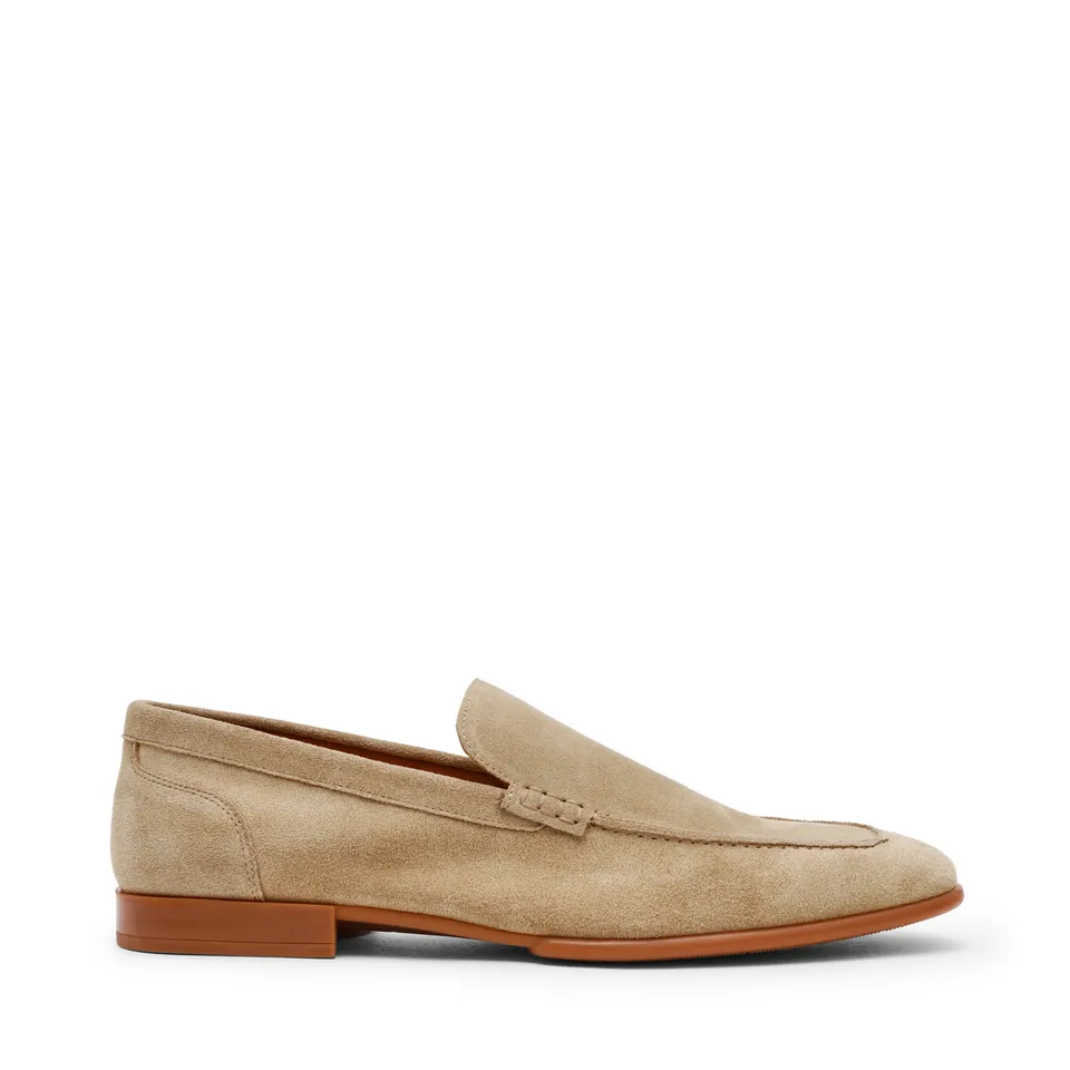 Steve Madden Eirik mocassins homme taupe daim