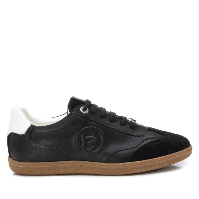 Carmela 16206003 chaussure noir cuir à lacets