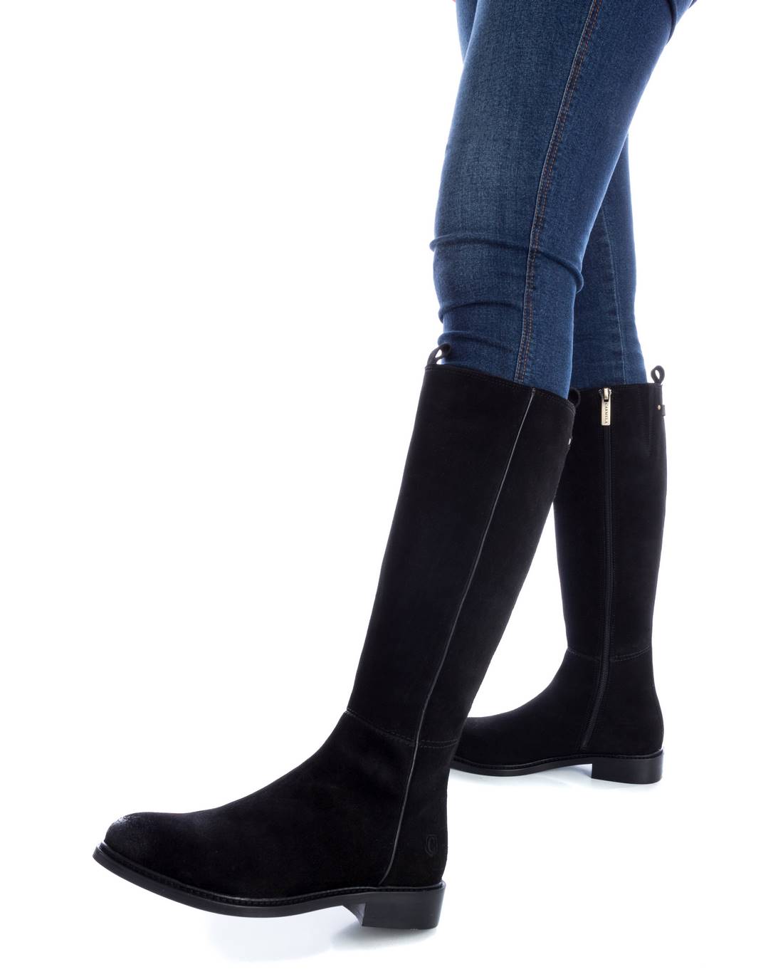 Carmela 16097801 botte noire suède tige 38 cm