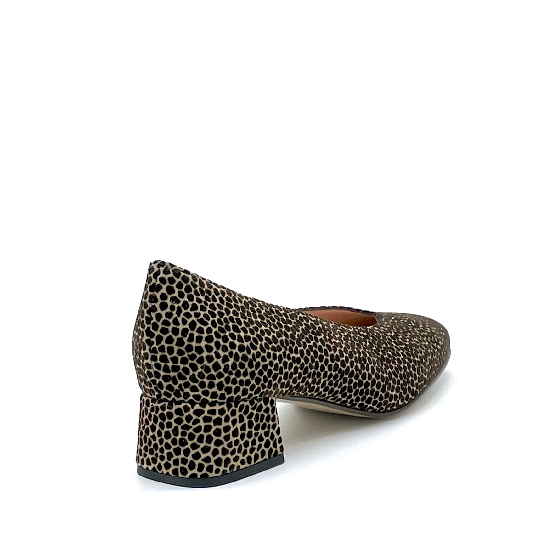 Elata 53528 escarpin daim beige marron talon 3,5 cm