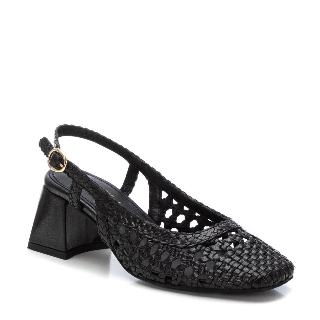 Carmela 16232004 escarpin noir cuir talon 5 cm