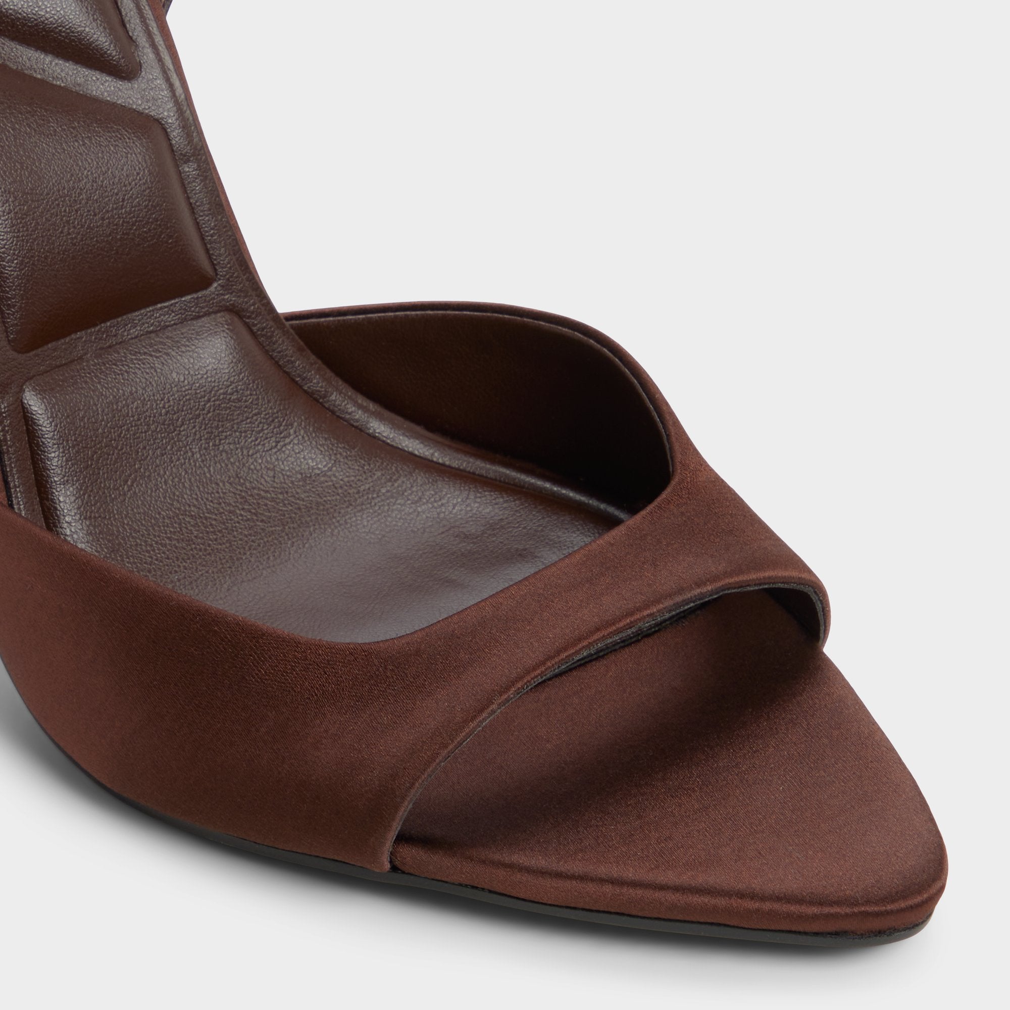 ALDO Forevermore sandales à talon marron satin