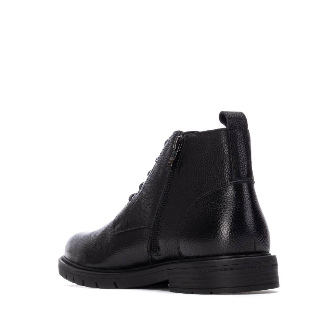 Carmela 16267502 bottine homme cuir noir plat
