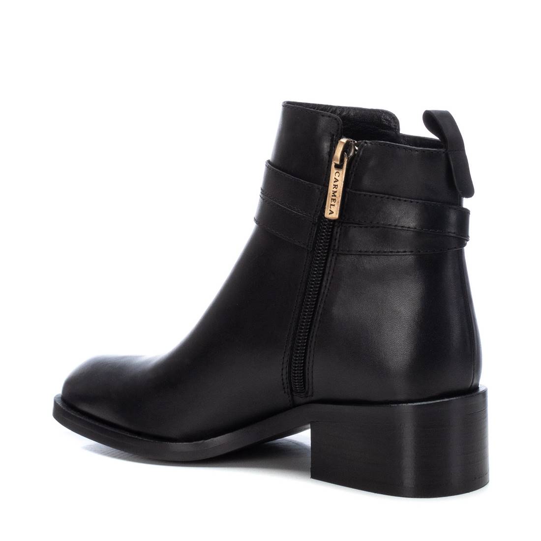 Carmela 16095101 bottines femme noir cuir 4 cm