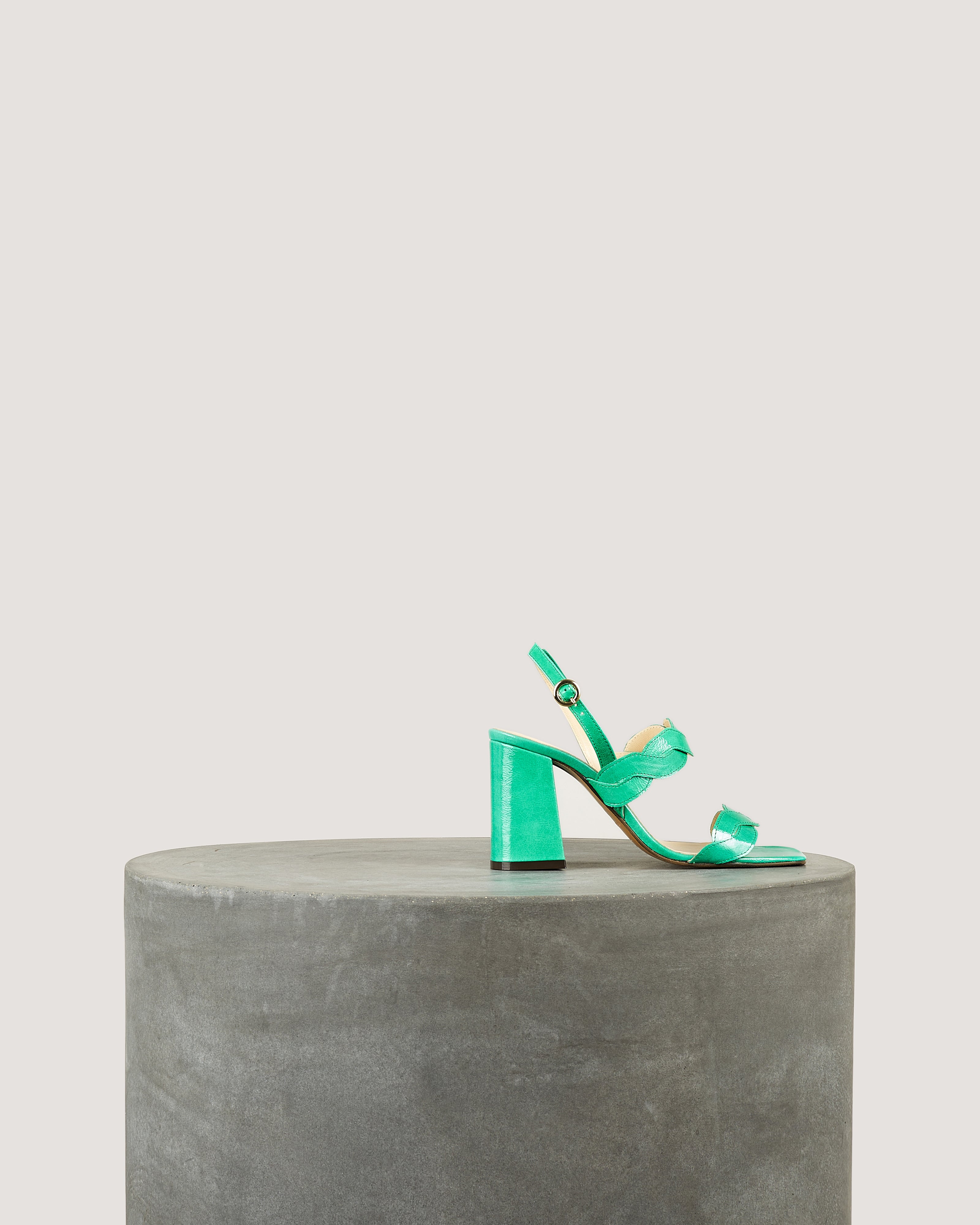 Tila March Rhea sandale cuir gazon talon 8 cm
