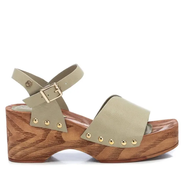 Carmela 16078204 sandale cuir vert talon 5 cm