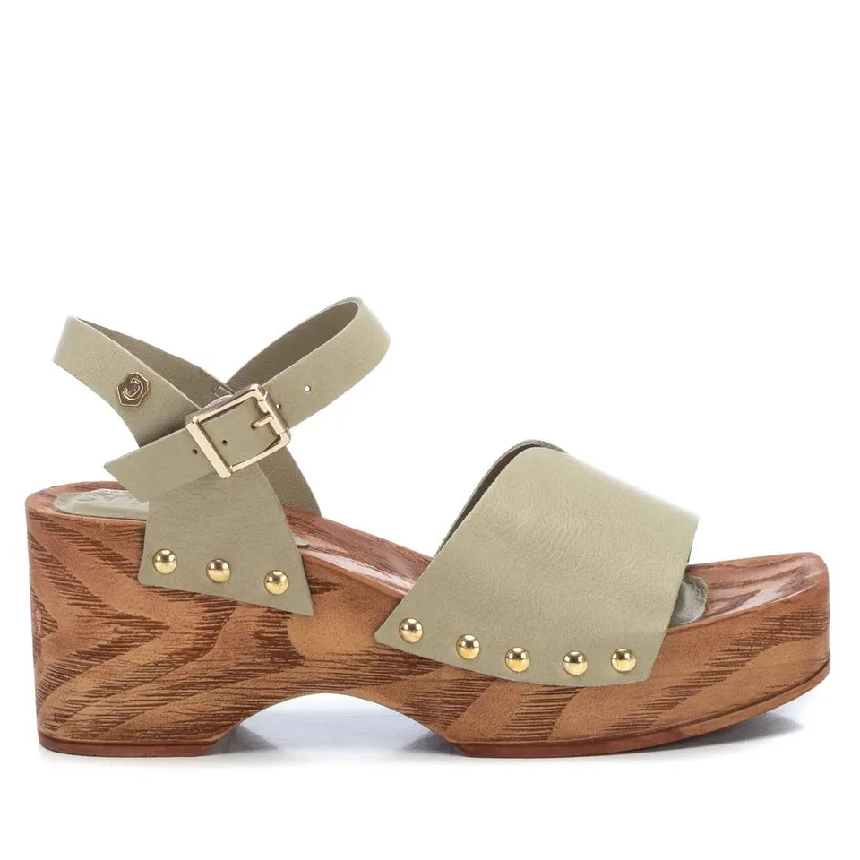 Carmela 16078204 sandale cuir vert talon 5 cm