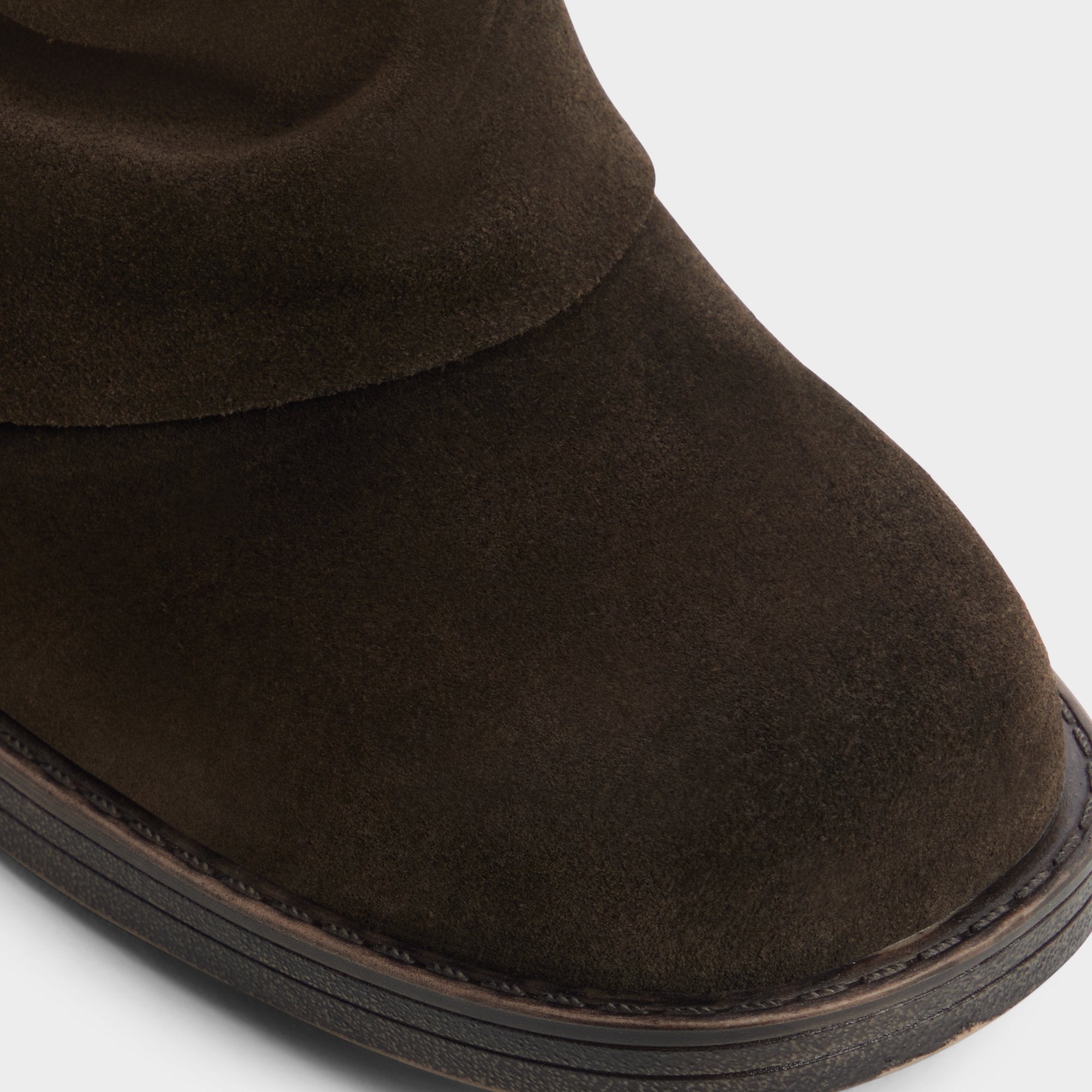 Aldo Bitse bottine suède boucle talon bloc