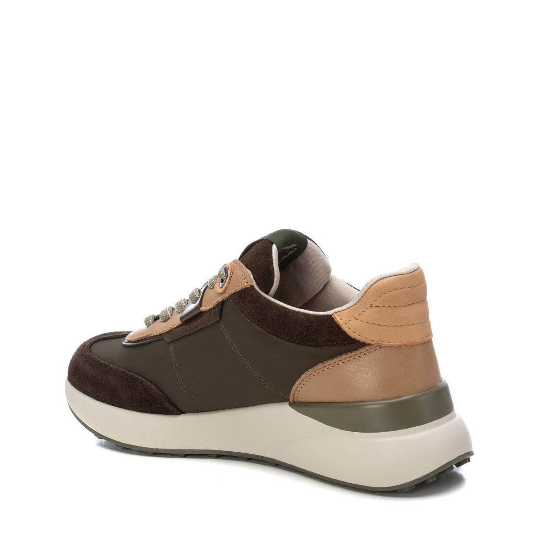 Carmela 16000501 sneaker femme vert cuir lacets