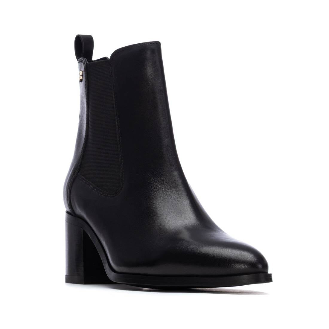 Carmela 16271502 bottines cuir noir zip