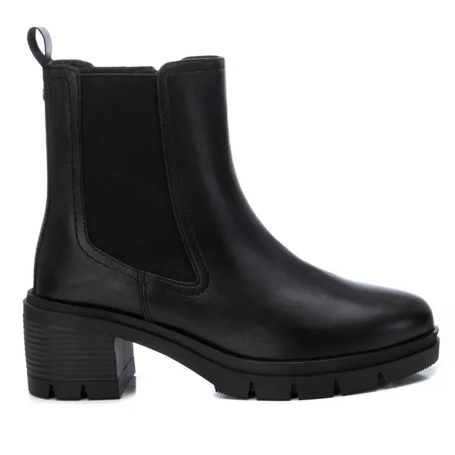 Carmela 16197502 bottines cuir noir talon 7 cm
