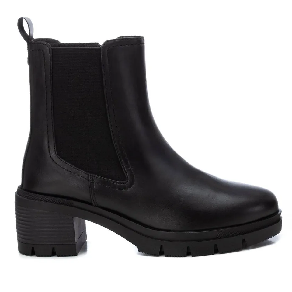 Carmela 16197502 bottines cuir noir talon 7 cm