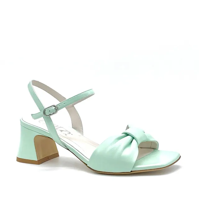 ELATA 14184 sandales cuir menthe talon 5,5 cm