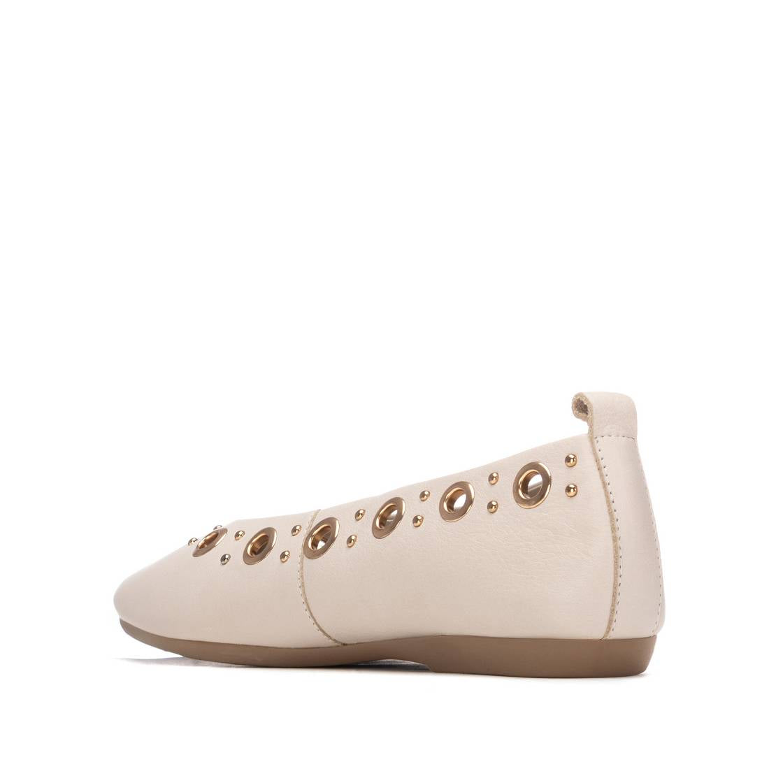 Carmela 16330503 ballerine blanche cuir véritable