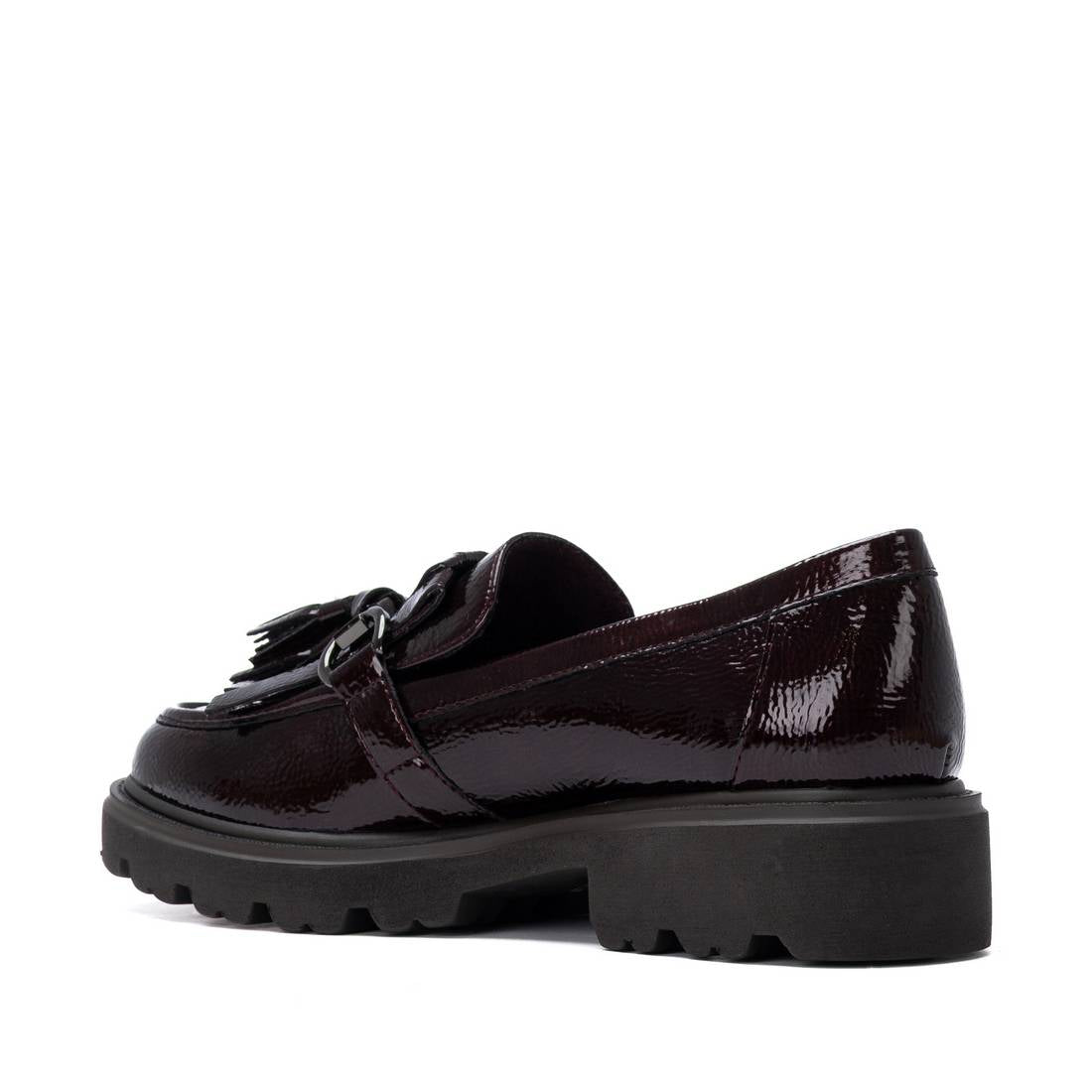 Carmela 16437902 mocassin femme bordeaux verni