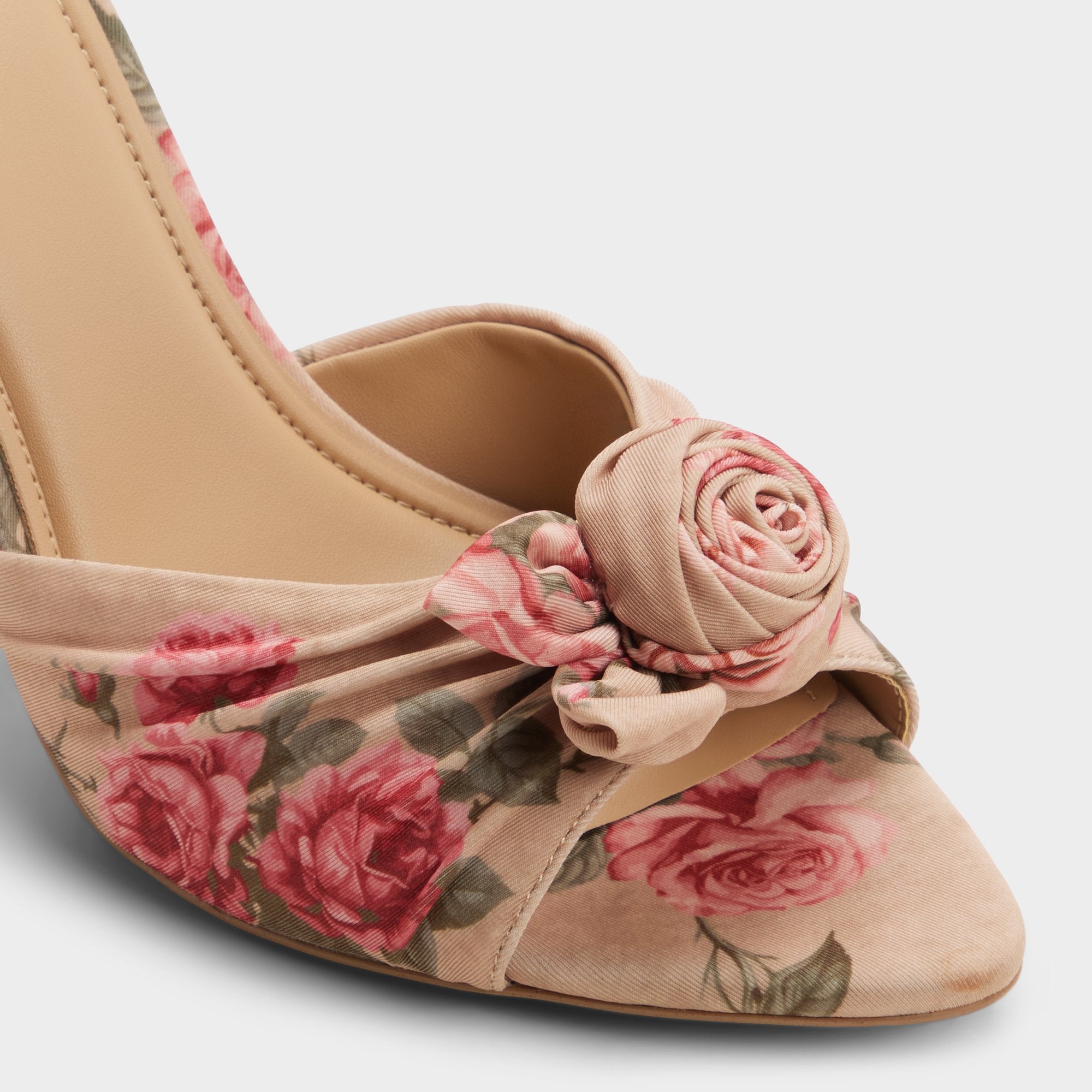 ALDO Rosalina mules satin fleuri à talon