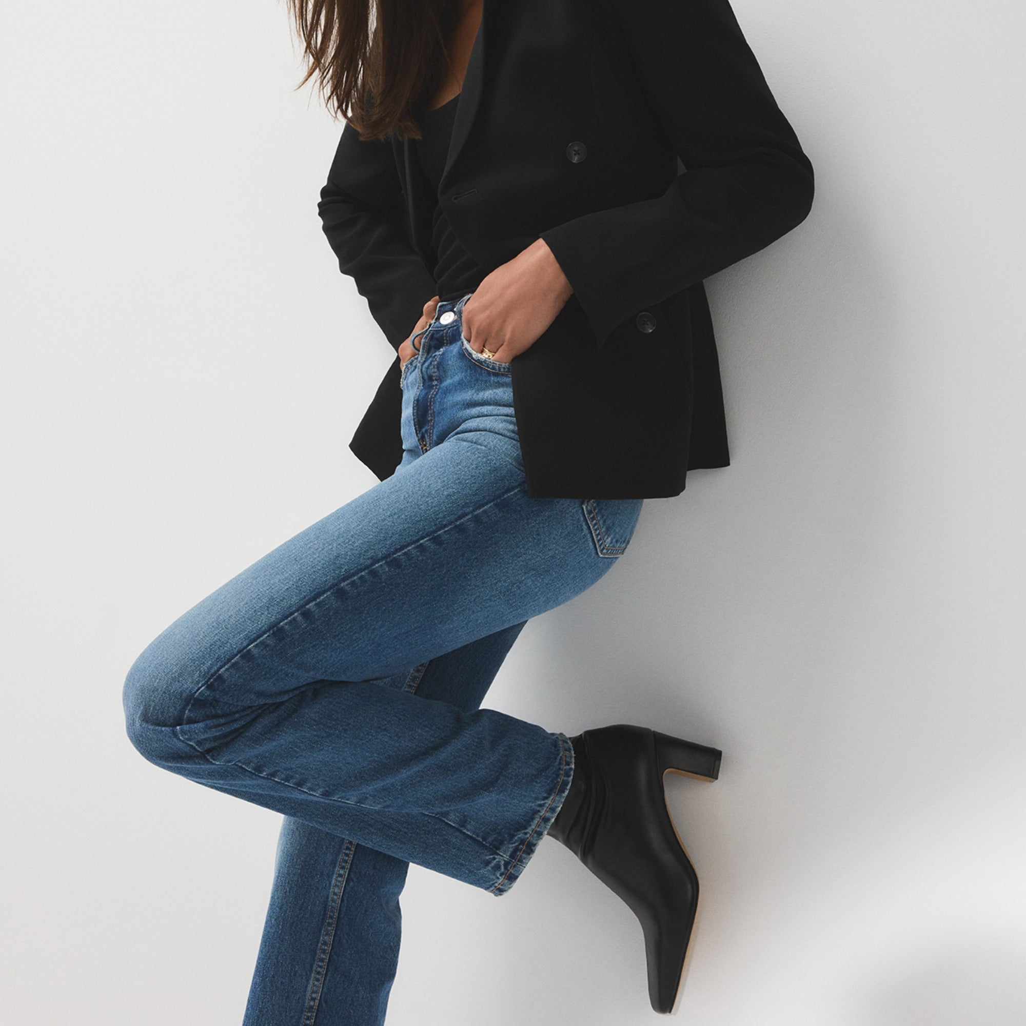 ALDO Kayia bottines noires talon bloc