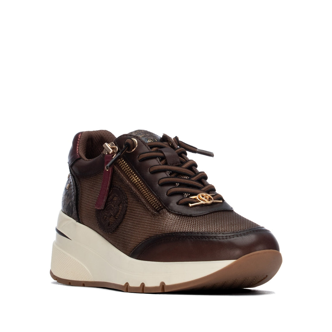 Carmela 16422803 sneaker femme marron compensée