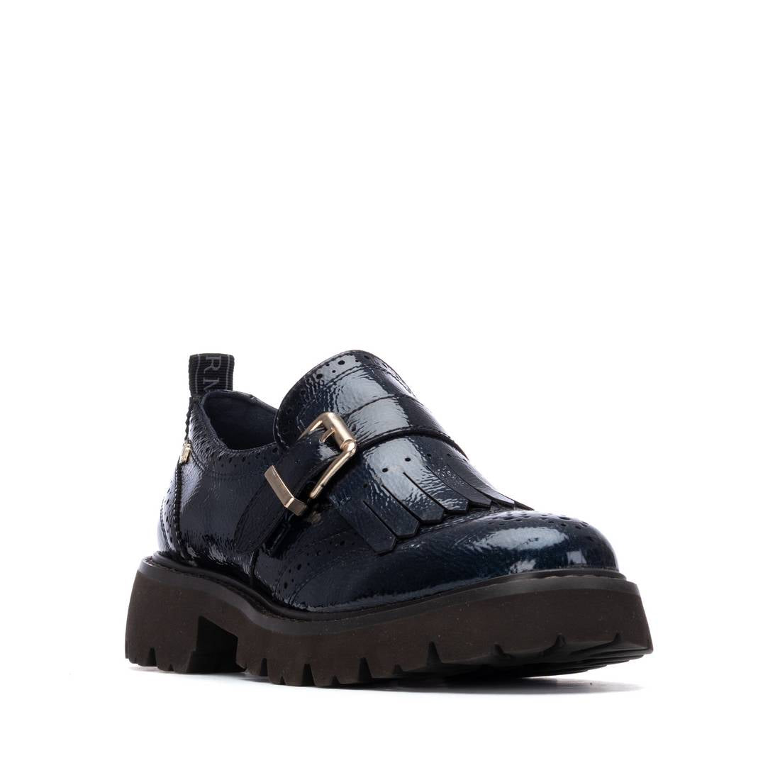 Carmela 16259404 mocassins bleu marine vernis