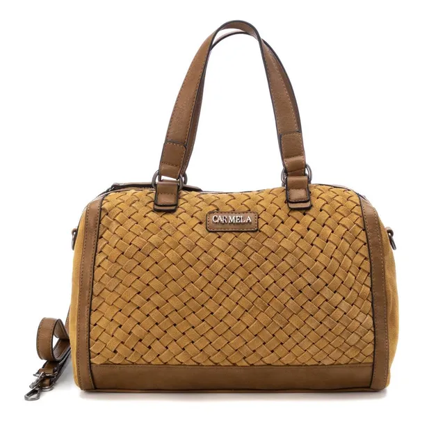 Carmela 18600105 sac bowling cuir jaune bandoulière