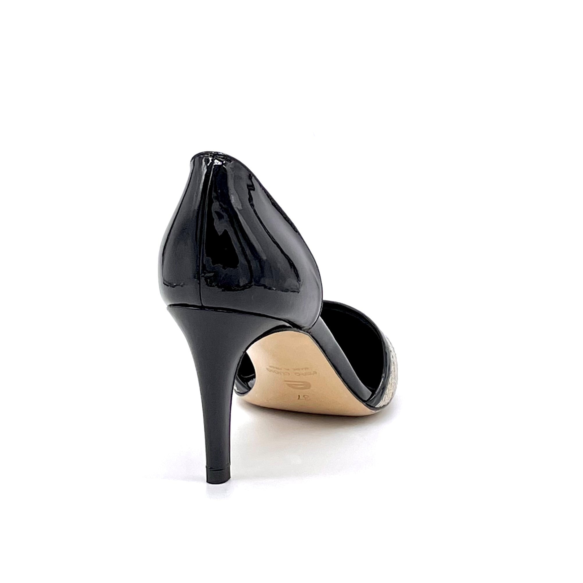 Elata Sari 11132C escarpins vernis noir pointure 39 bicolore