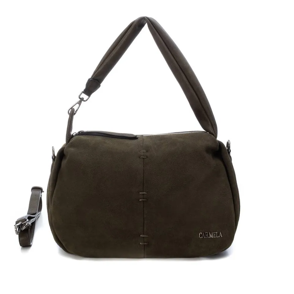 Carmela 18600704 sac vert suède bandoulière