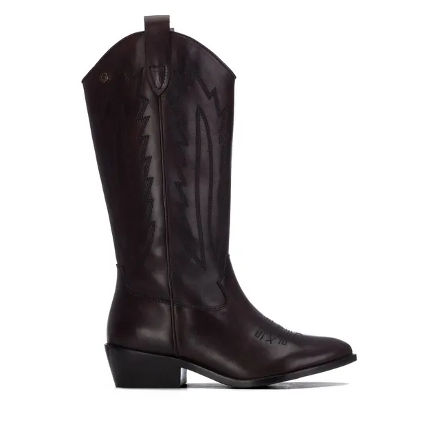 Carmela 16417402 botte campera cuir marron