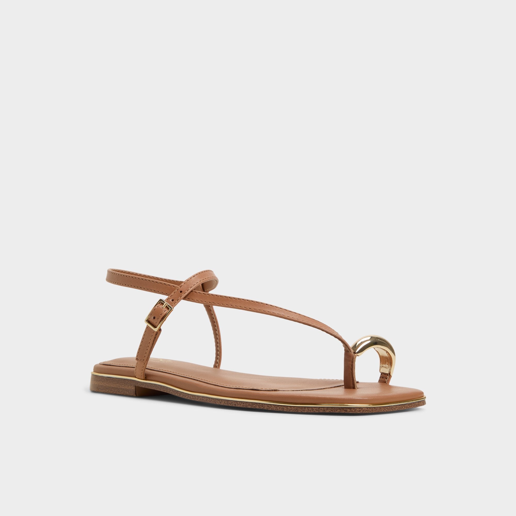ALDO Jomalina sandales plates marron femme