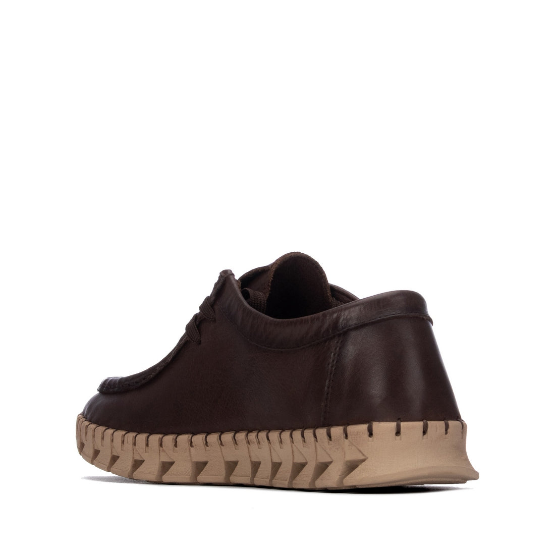 Carmela 16439302 basket cuir marron lacets