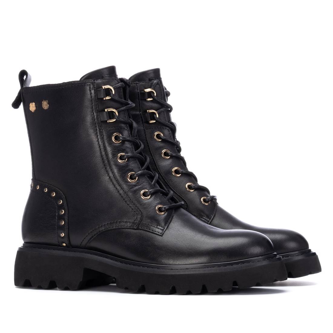 Carmela 16269002 bottine cuir noir à talon